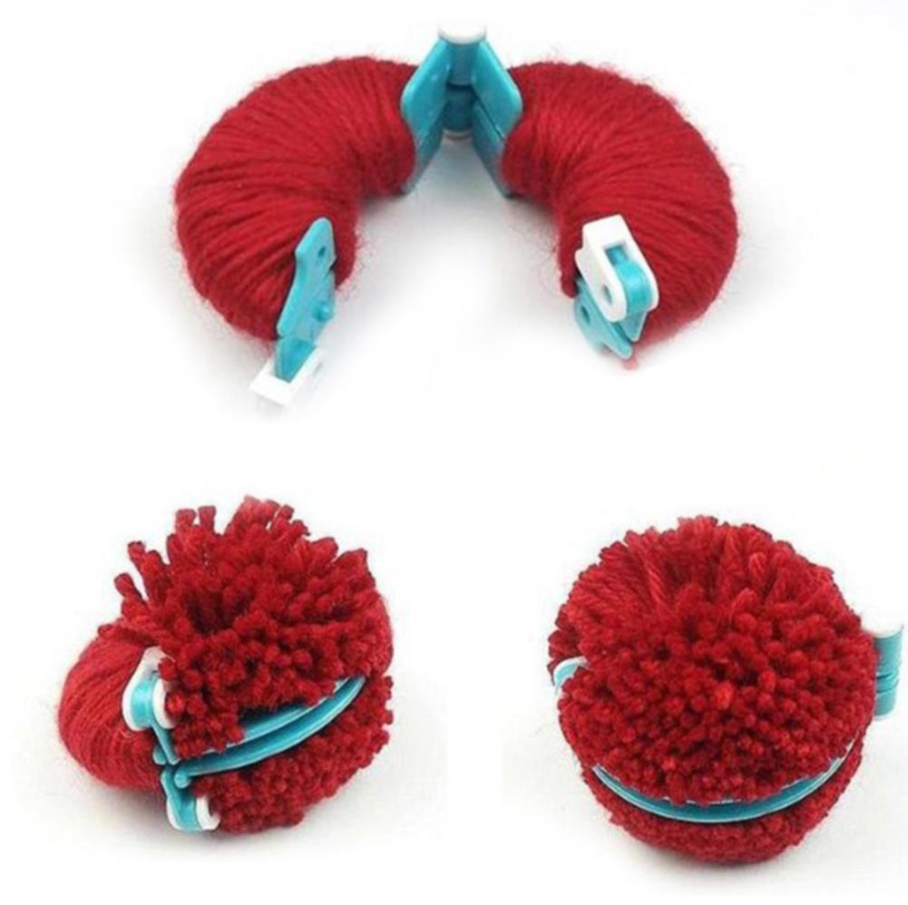 Pom Pom Maker Tool - 8pcs Wool Ball Maker Knitted Tools