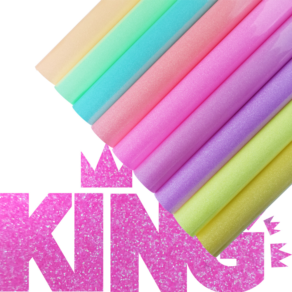 Glitter Vinyl Roll - Heat Transfer Vinyl Glow In The