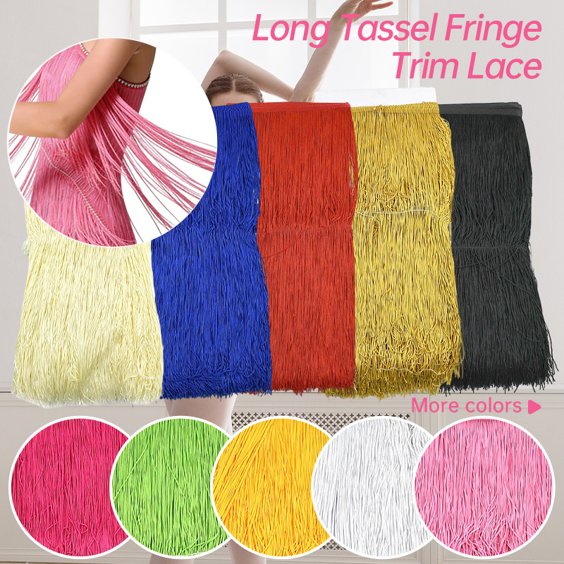 Fringe Ribbon Sewing - 2/5Meters 50cm Long Fringes Tassel Trims