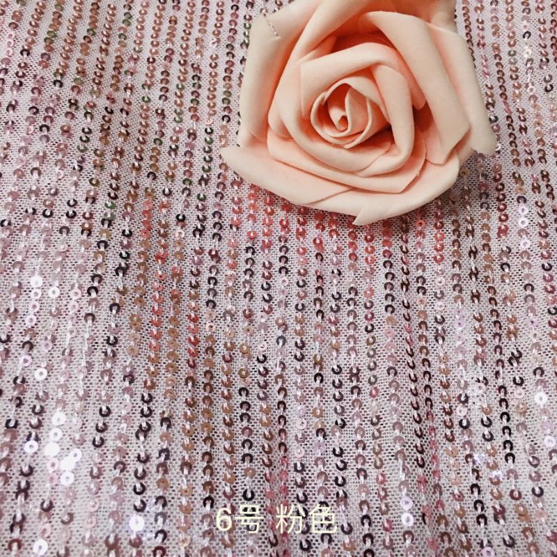 3mm Elastic Mesh Sequins Shinn - огляд і ціна Crystal Mesh Fabric