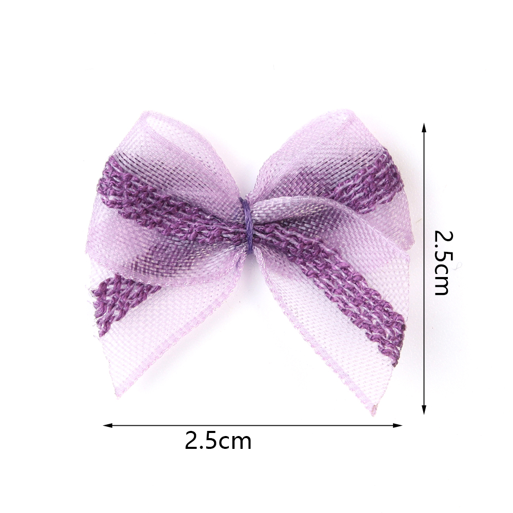 30pcs 2.5x2.5cm Mesh Ribbon Bo - огляд і ціна Embellishment Crafts