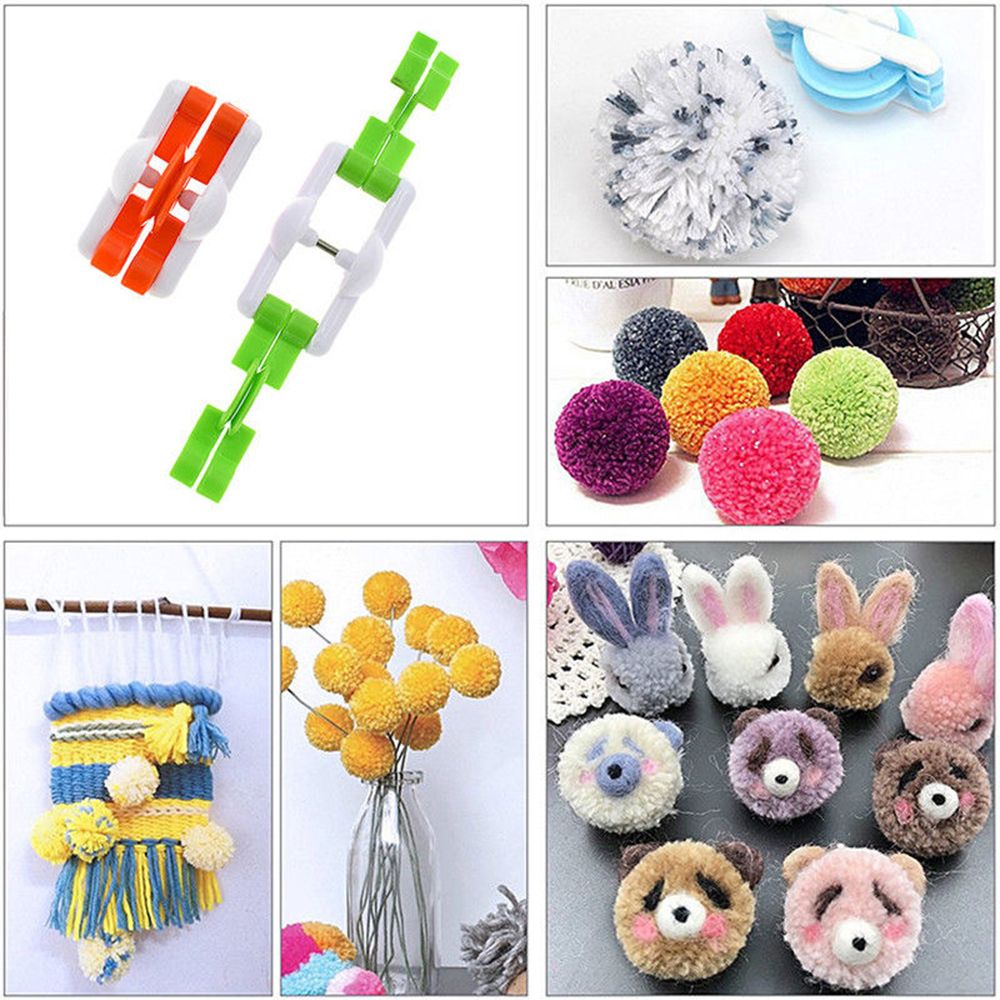 2pcs/lot Fashion Needle Craft  - огляд і ціна Pom Pom Maker Tool