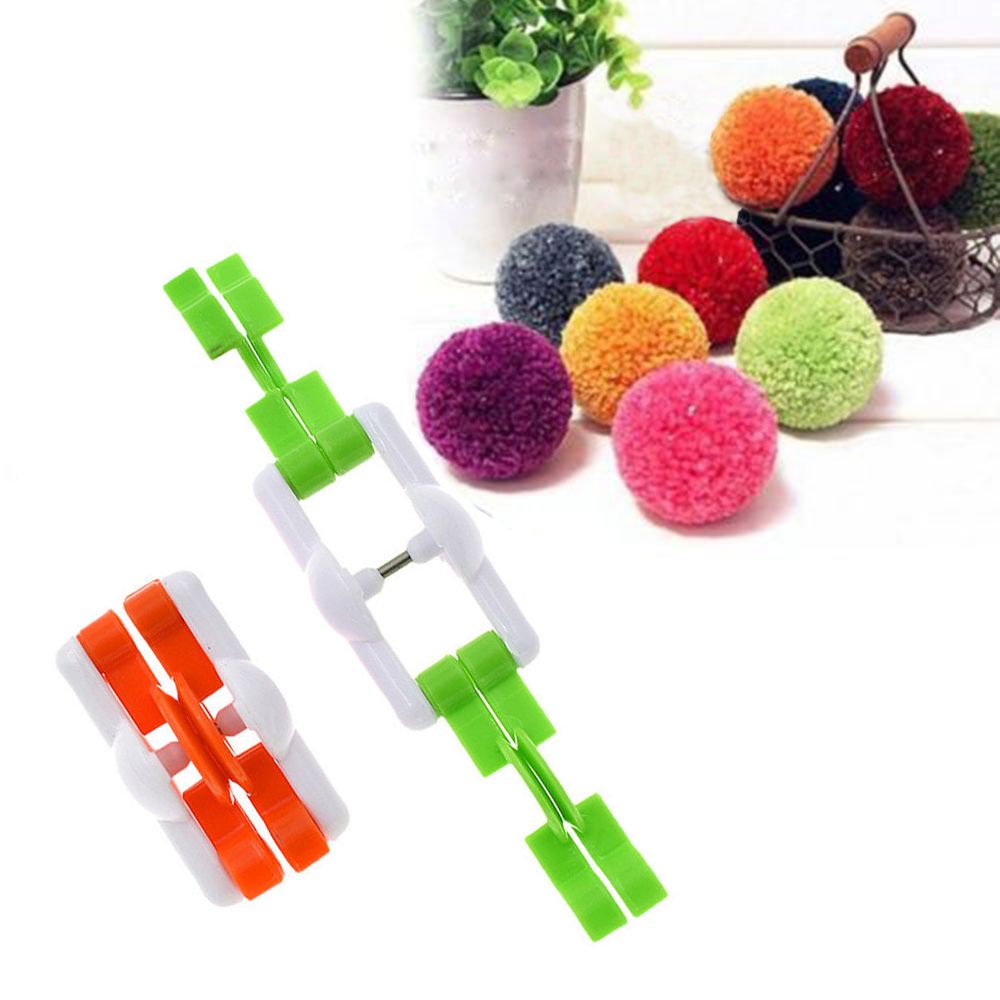 2pcs/lot Fashion Needle Craft  - огляд і ціна Pom Pom Maker Tool