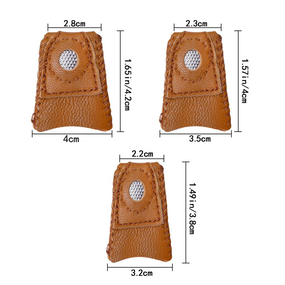 1Pcs Premium Sheepskin Thimble - огляд і ціна Embroidery Craft
