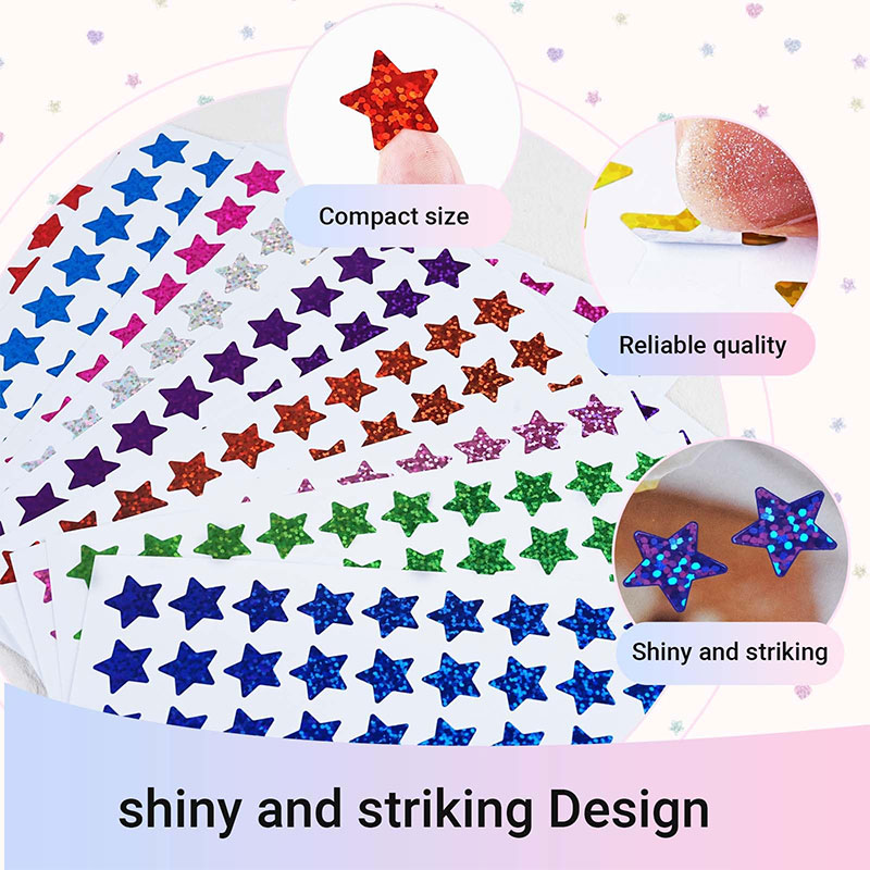 420Pcs Star Stickers Sparkly H - огляд і ціна Glitter Vinyl Roll