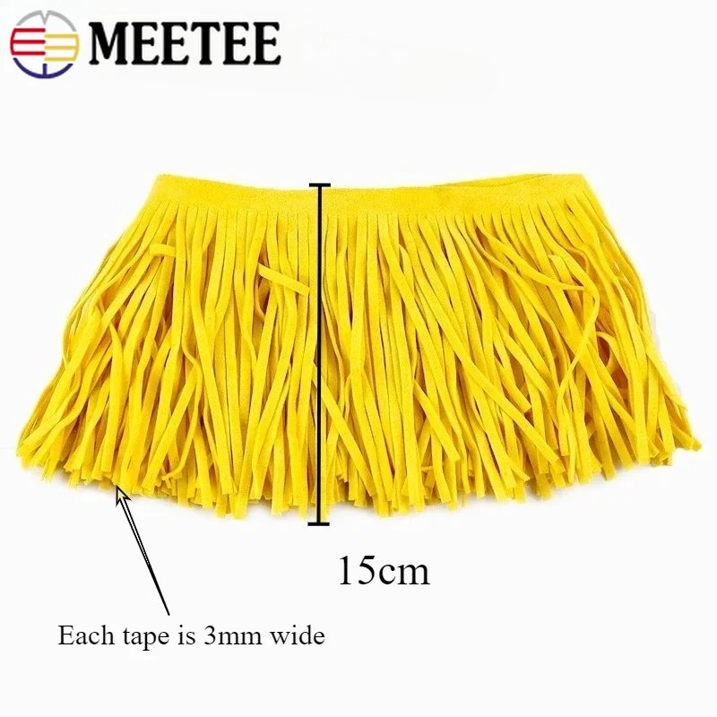 2-5M 15cm Suede Tassel Fringes - огляд і ціна Fringe Ribbon Sewing
