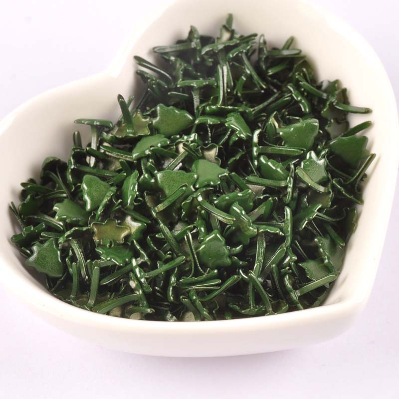 50pcs Mini Christmas Tree Brad - огляд і ціна Christmas Craft Embellishment