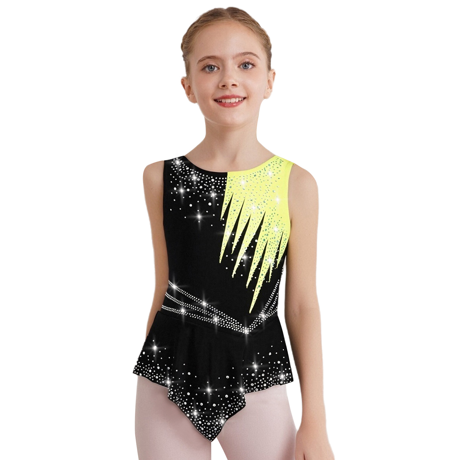Kids Girls Figure Skating Rhyt - огляд і ціна Rhinestone Banding Trim