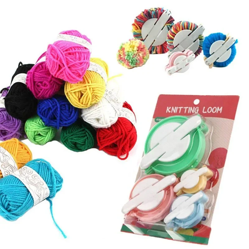 4 Sizes Wool Ball Maker Knitte - огляд і ціна Pom Pom Maker Tool