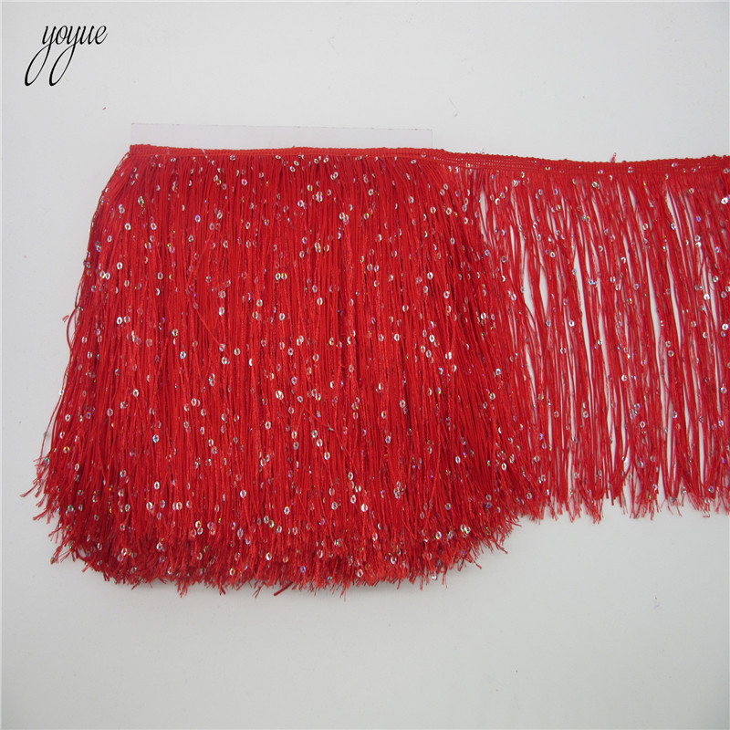 YOYUE 1Yard 20CM Long Polyeste - огляд і ціна Fringe Ribbon Sewing