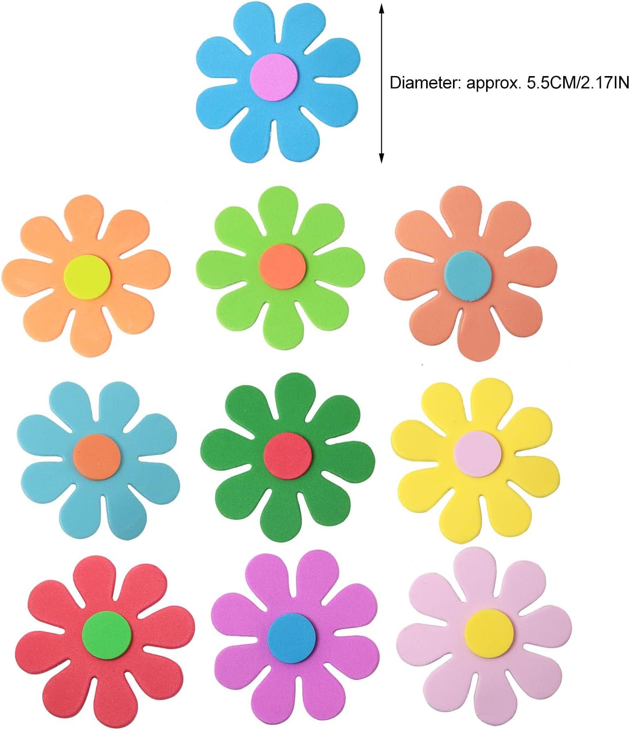 3D flower foam stickers Spring - огляд і ціна Craft Embellishments
