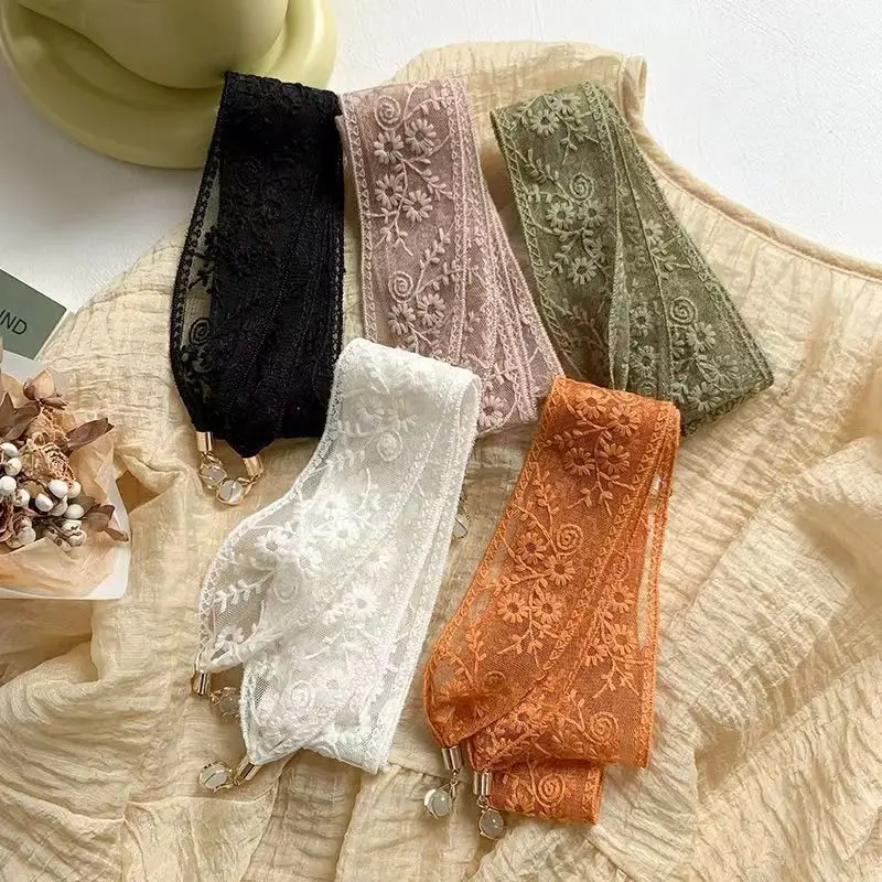 1PC Flower Lace Ribbon Hair Sc - огляд і ціна Lace Ribbon Trim