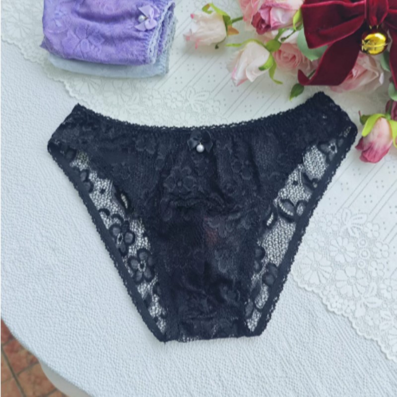 Sheer Sexy Man's Lace Panties  - огляд і ціна Embroidery Embellishments