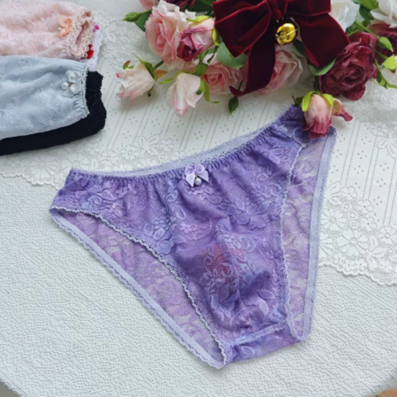 Sheer Sexy Man's Lace Panties  - огляд і ціна Embroidery Embellishments