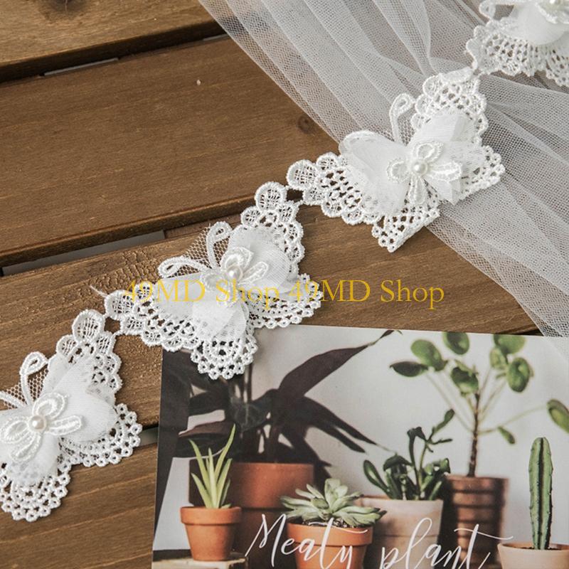 49MD 1 Yard Bowknot for Butter - огляд і ціна Lace Ribbon Trim