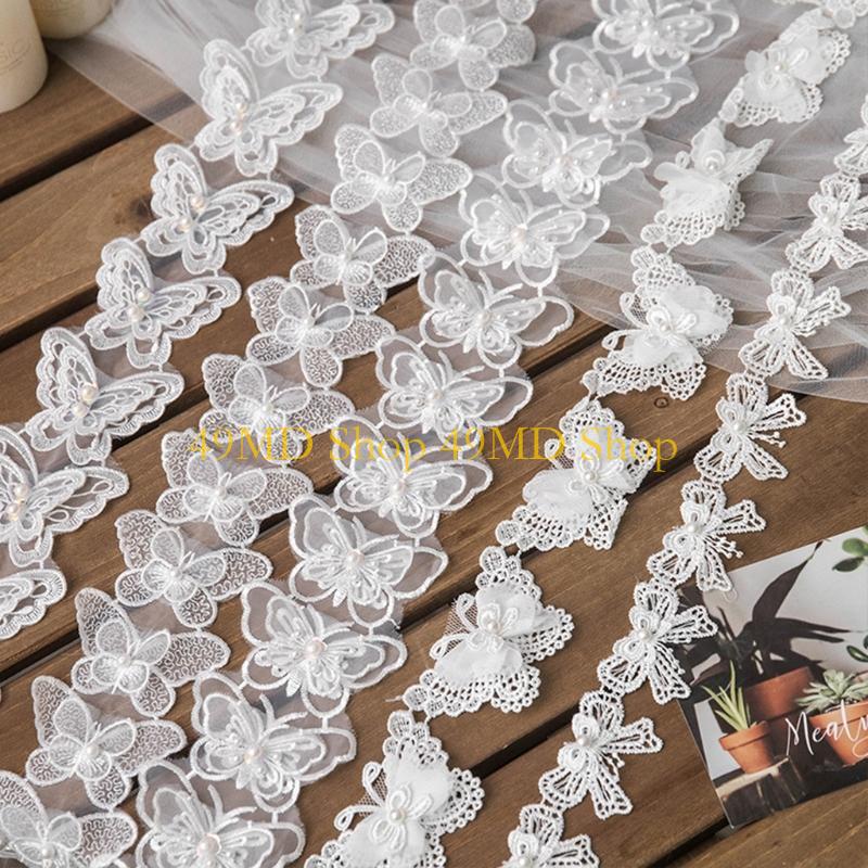 49MD 1 Yard Bowknot for Butter - огляд і ціна Lace Ribbon Trim