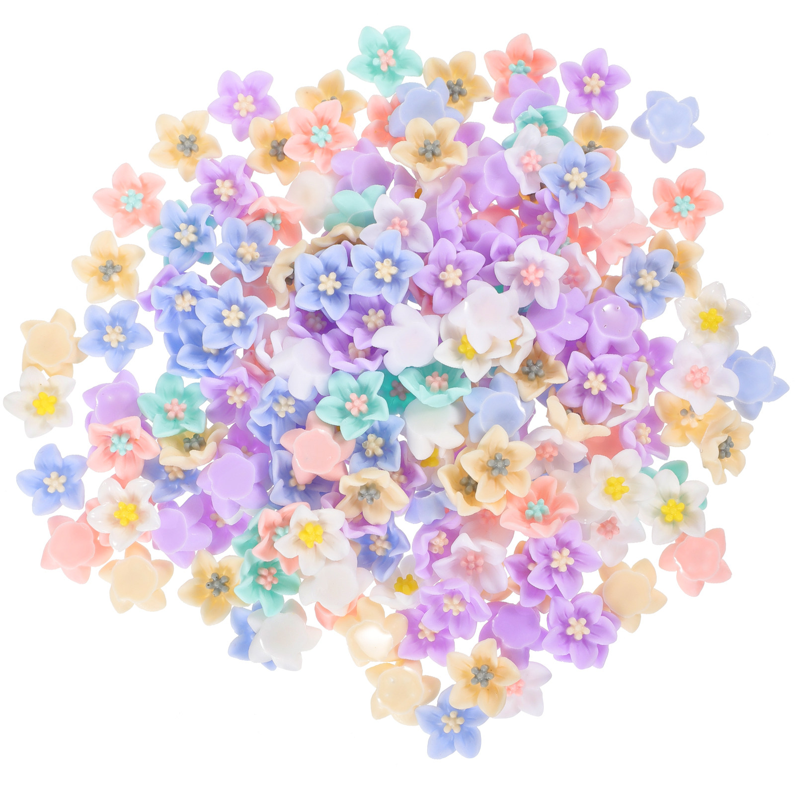 200Pcs Unique Resin Flower Emb - огляд і ціна Craft Embellishments