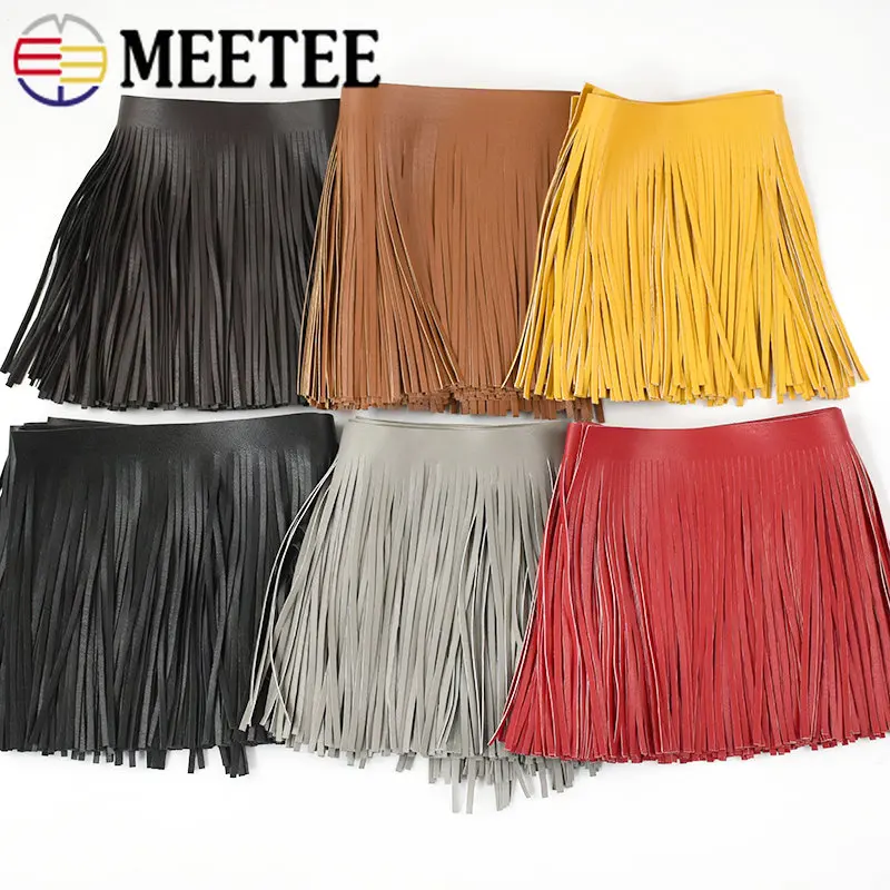 1Meter Meetee 10-30cmX5mm PU L - огляд і ціна Fringe Ribbon Sewing