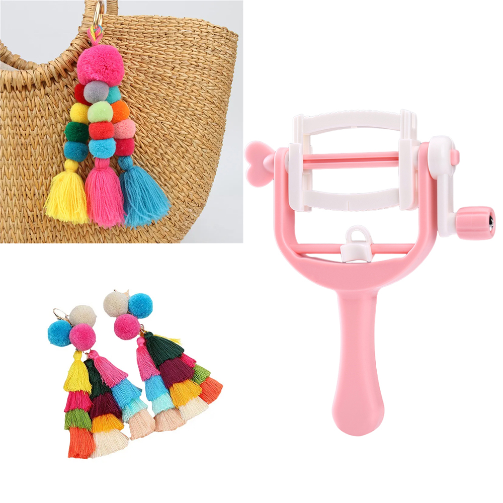 DIY Home Hand Crank Rope Weavi - огляд і ціна Pom Pom Maker Tool