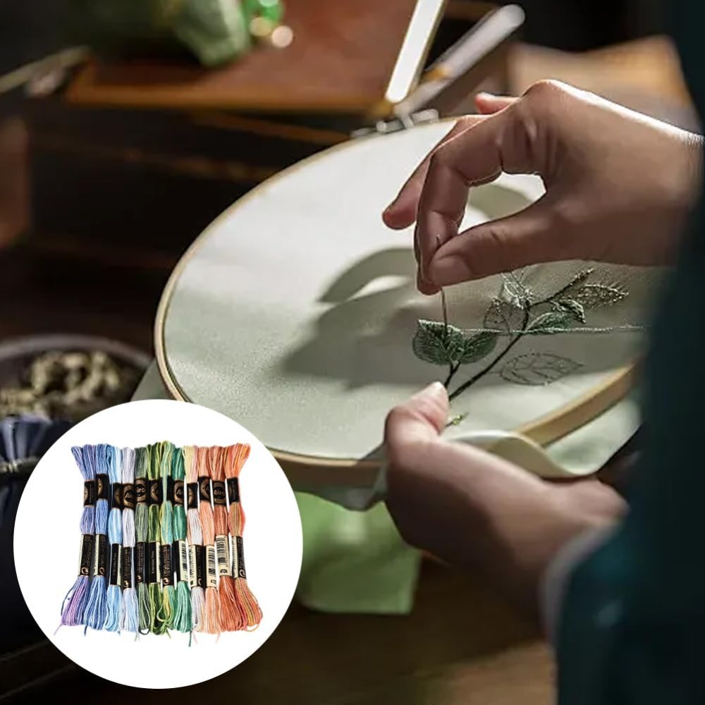 12 Skeins 105 Yards Cross Stit - огляд і ціна Embroidery Embellishments