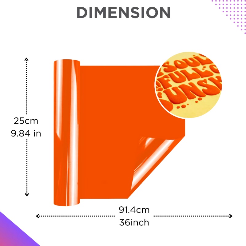 3D Puff Heat Transfer Vinyl, P - огляд і ціна Glitter Vinyl Roll