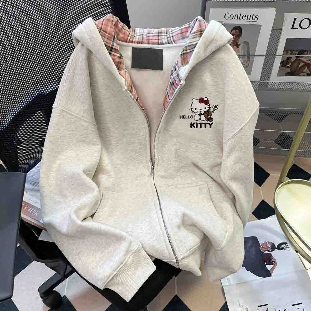 Hello Kitty Women's Hooded Swe - огляд і ціна Embellish Knit