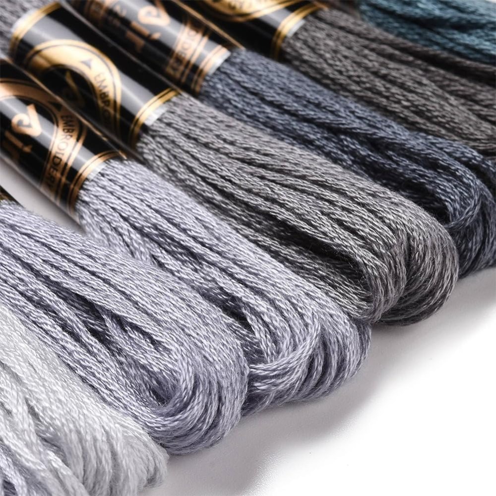 8 Skeins 70 Yards Grey Friends - огляд і ціна Embroidery Embellishments