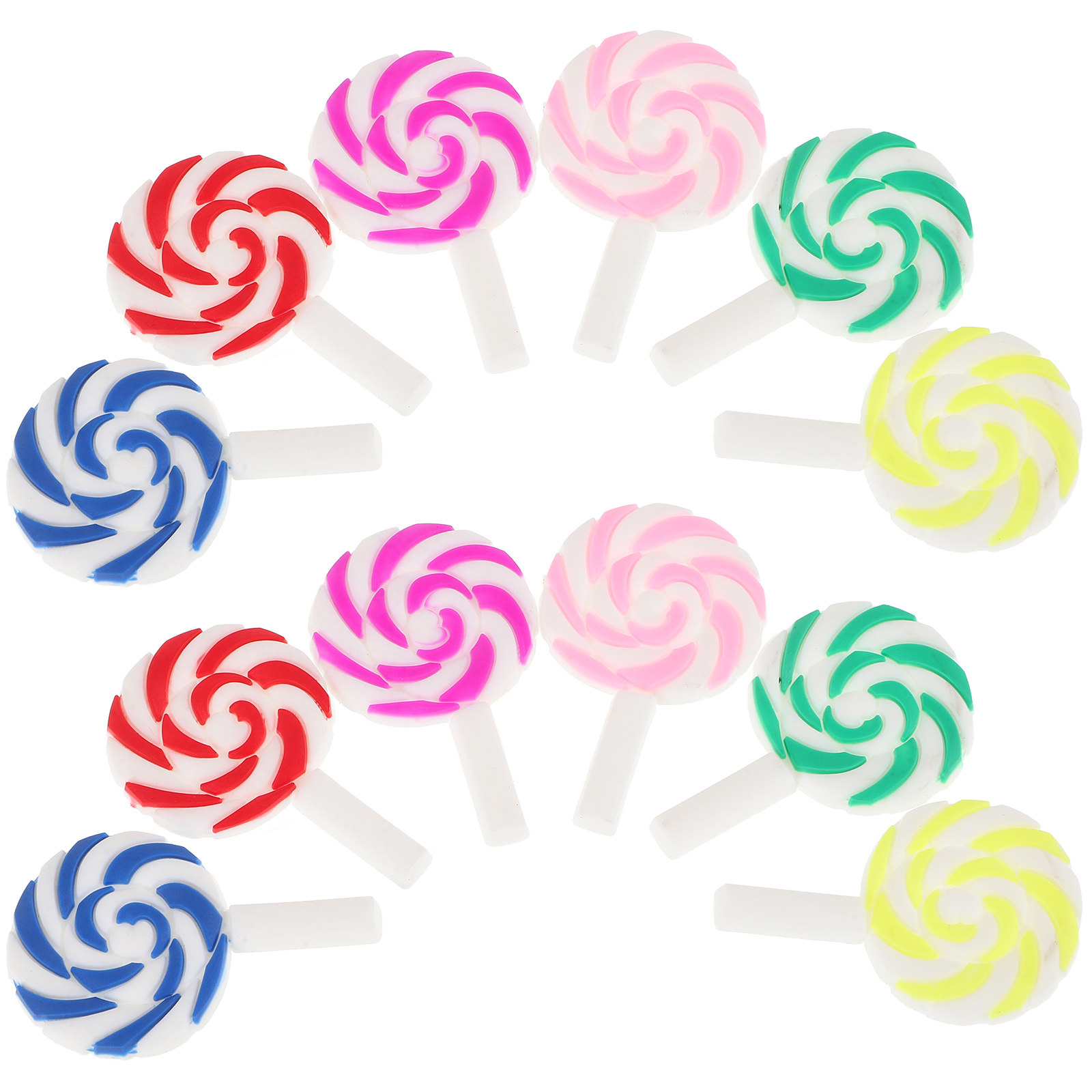 36Pcs Vibrant Rainbow Lollipop - огляд і ціна Craft Embellishments