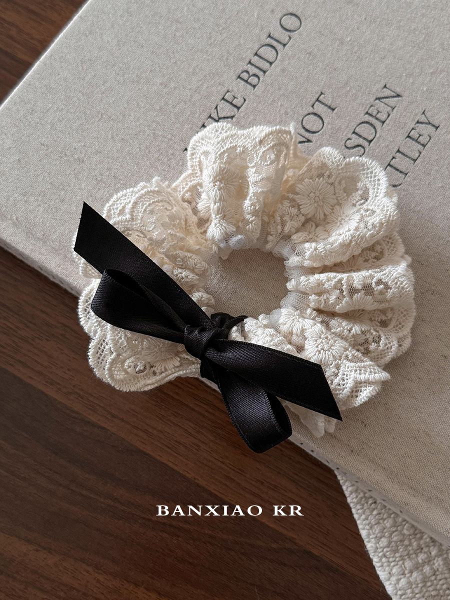 French retro double layered bo - огляд і ціна Lace Ribbon Trim
