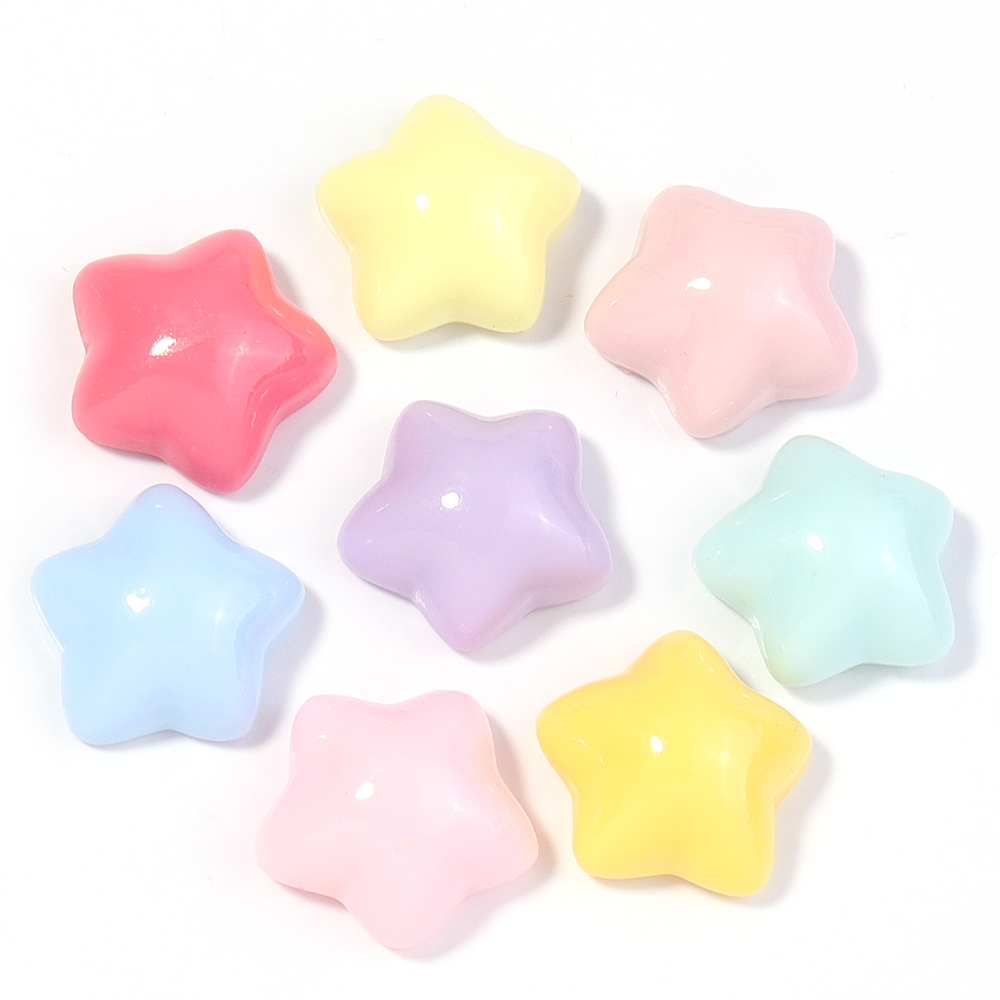 50pcs/lot 16mm Colorful Star R - огляд і ціна Craft Embellishments