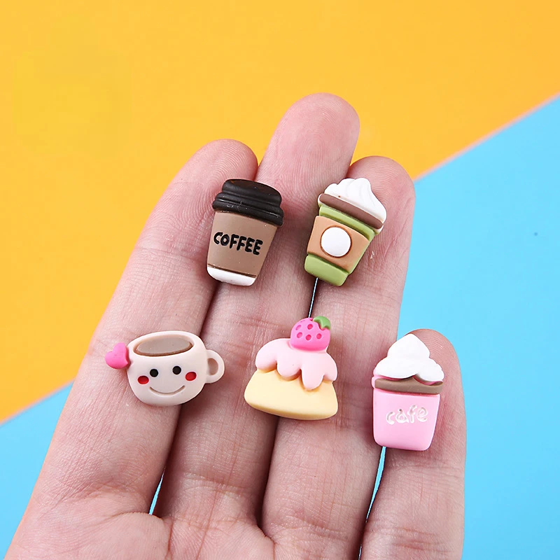 10pcs Cartoon Kawaii Resin Cof - огляд і ціна Christmas Craft Embellishment