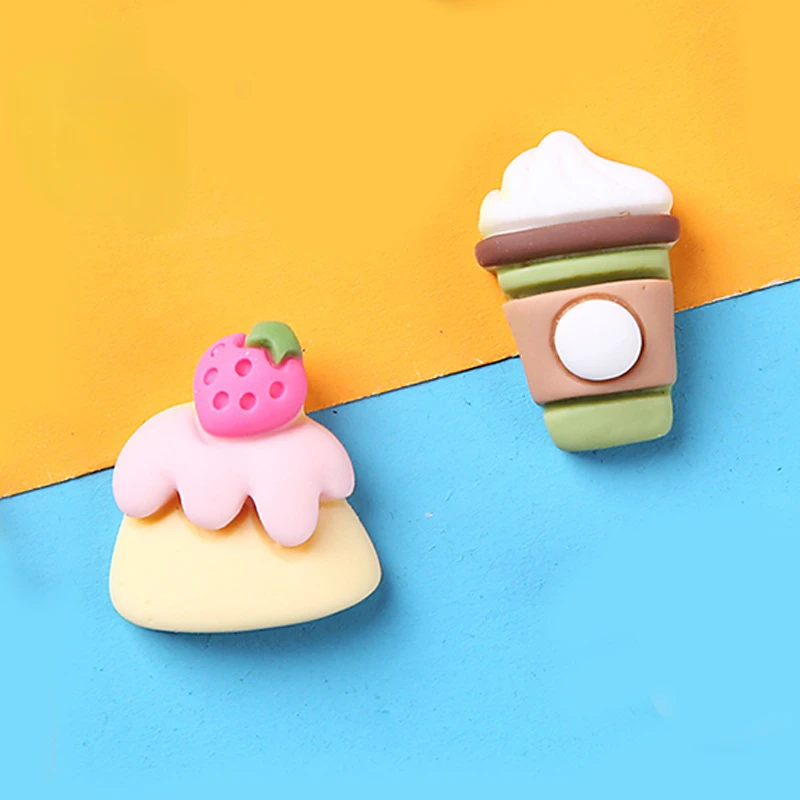 10pcs Cartoon Kawaii Resin Cof - огляд і ціна Christmas Craft Embellishment