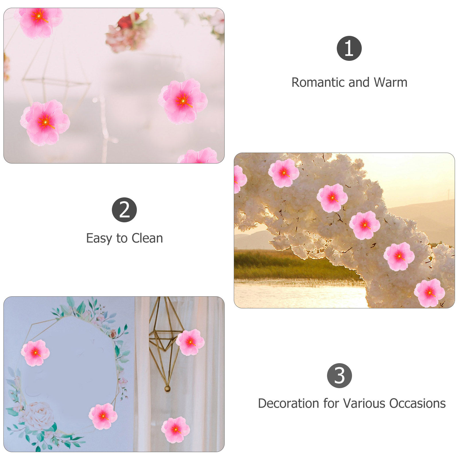100Pcs Embellishments Fabric C - огляд і ціна Craft Embellishments