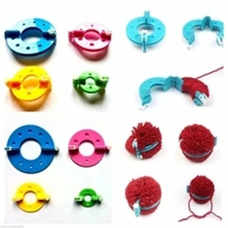 8PCS 4Sizes Fluff Ball Weaver  - огляд і ціна Pom Pom Maker Tool
