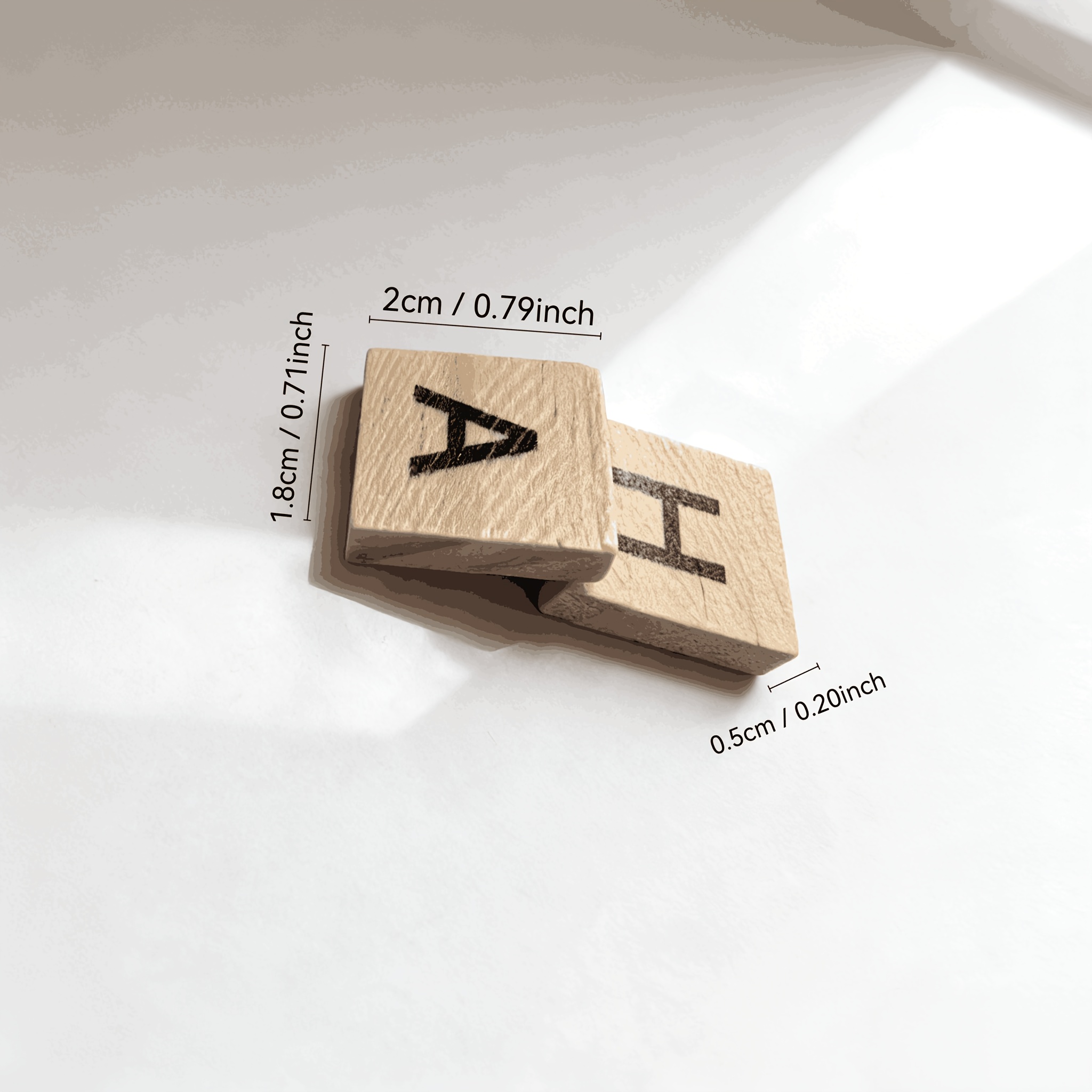 100PCS  Wooden Letter Cubes fo - огляд і ціна Craft Embellishments
