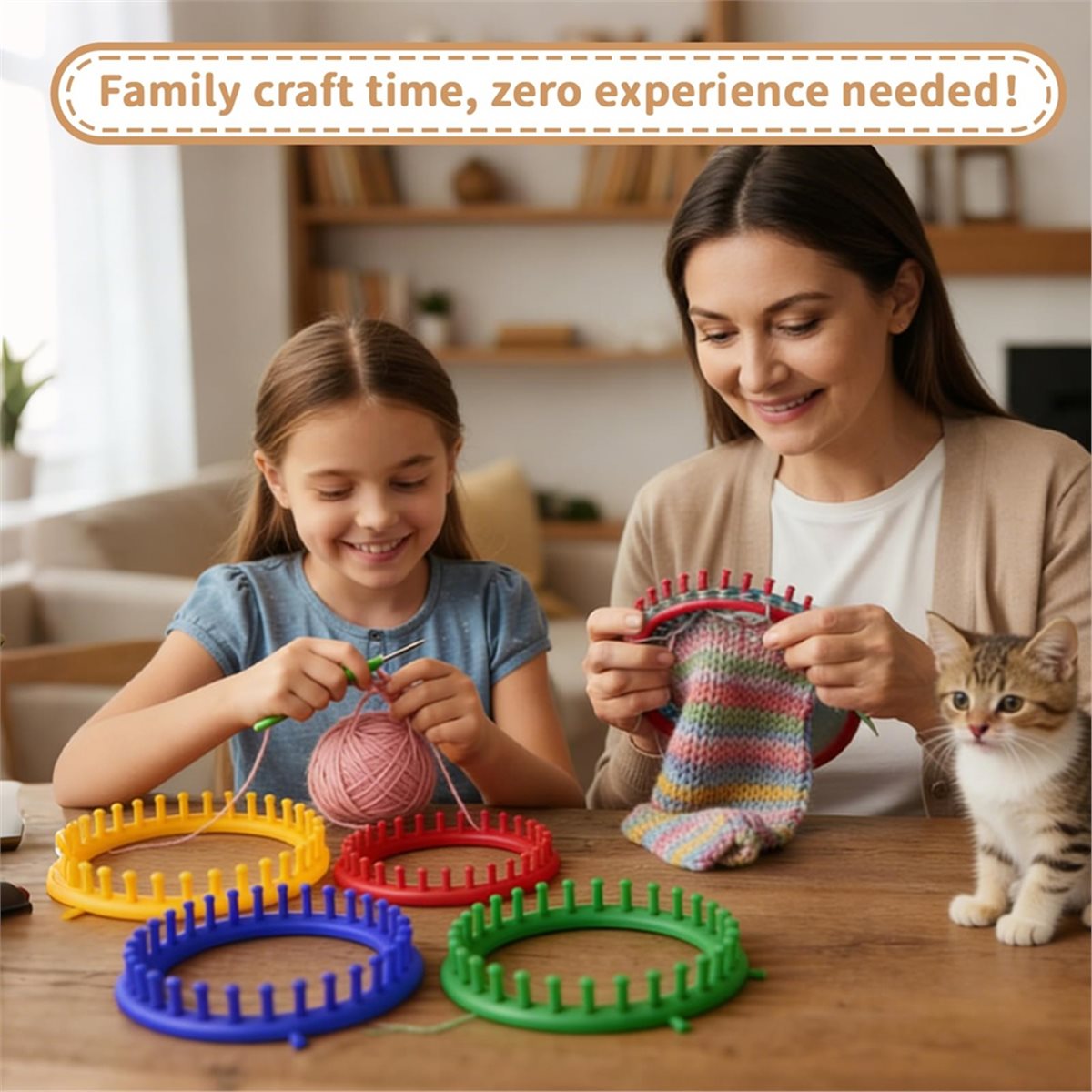Light Weight Knitting Kit with - огляд і ціна Pom Pom Maker Tool