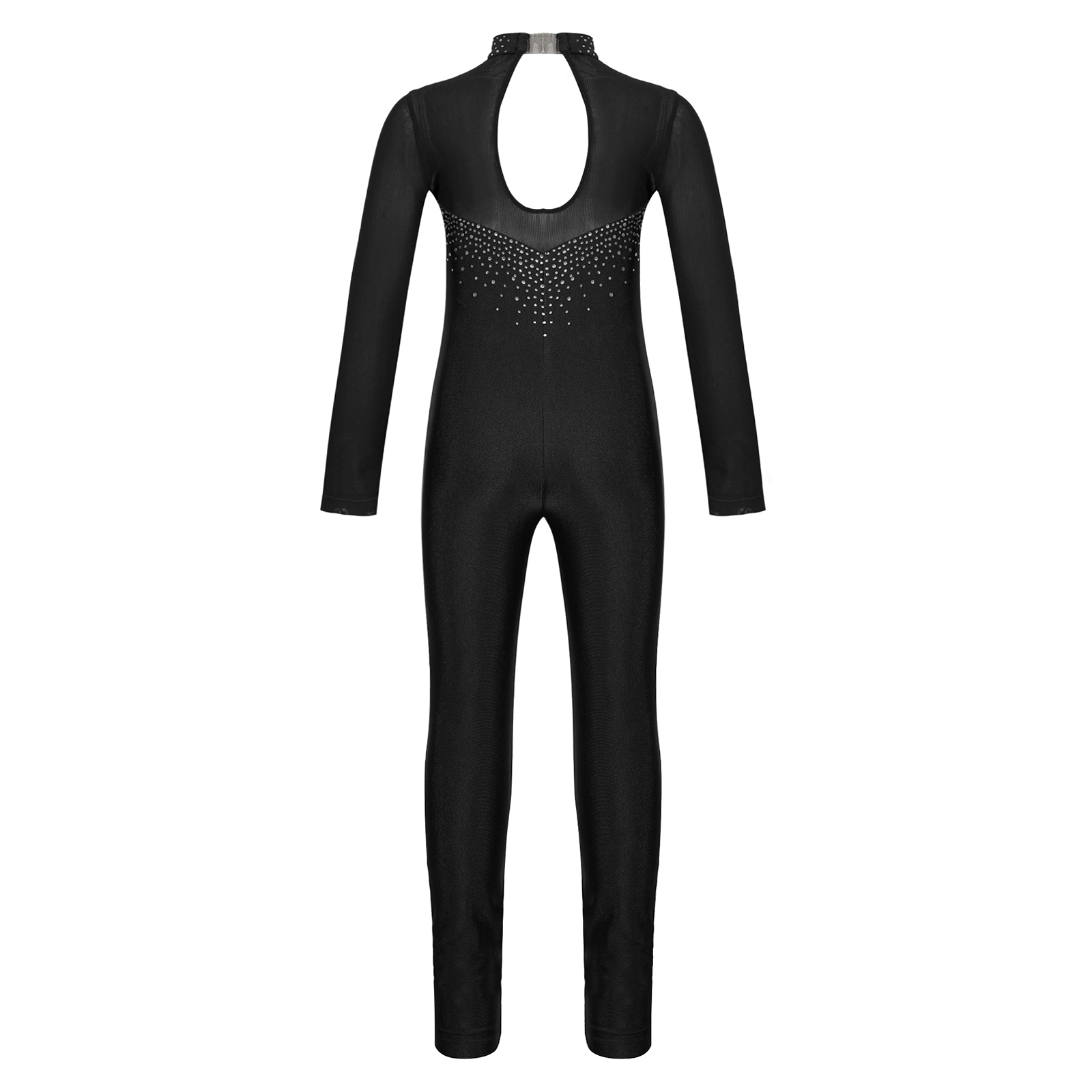 Girls Ballet Gymnastics Leotar - огляд і ціна Rhinestone Banding Trim
