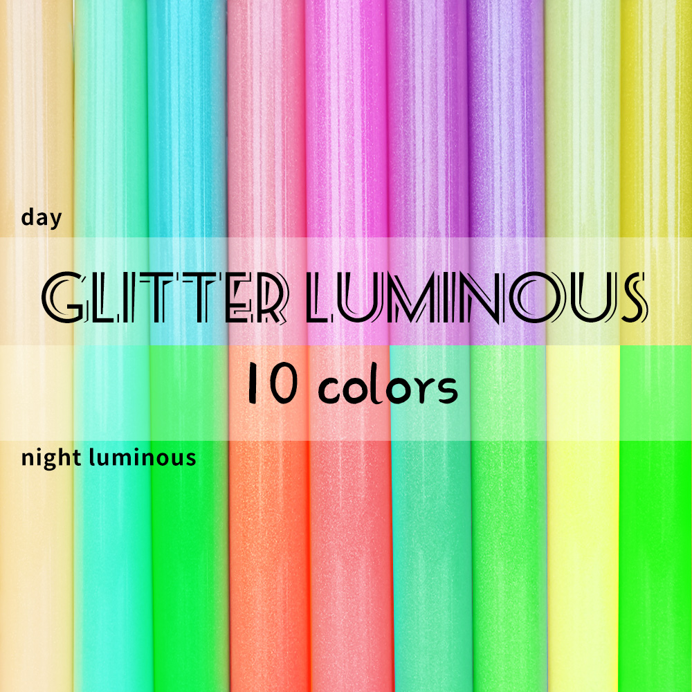 Heat Transfer Vinyl Glow In Th - огляд і ціна Glitter Vinyl Roll