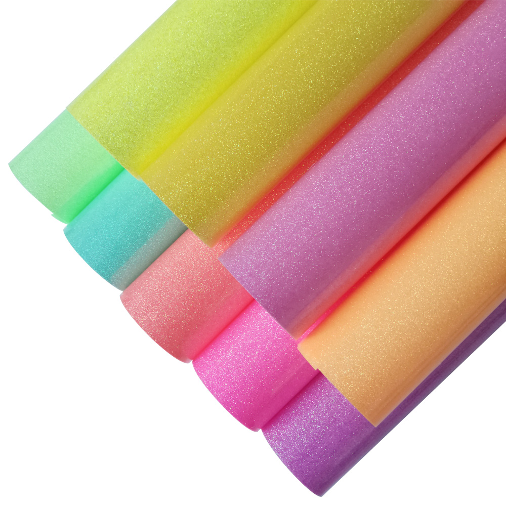 Heat Transfer Vinyl Glow In Th - огляд і ціна Glitter Vinyl Roll