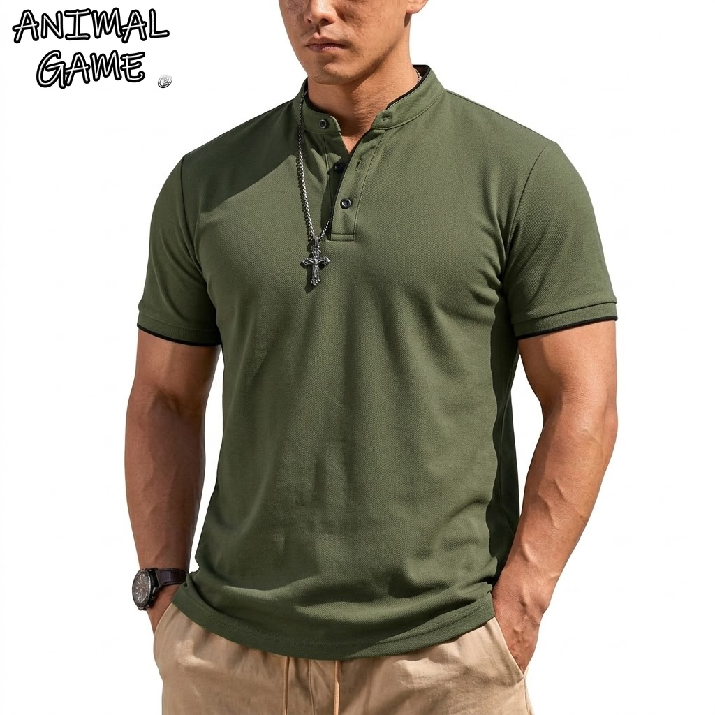 Summer Short Sleeve Henley Shi - огляд і ціна Embellish Knit