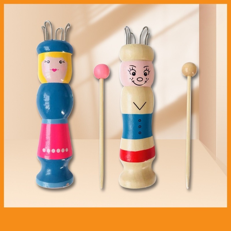 Wooden Doll French Knitter Kid - огляд і ціна Pom Pom Maker Tool