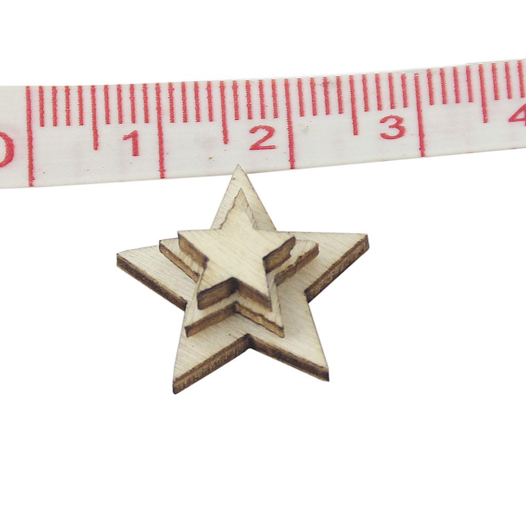 Basswood Craft Star Slices Nat - огляд і ціна Craft Embellishments