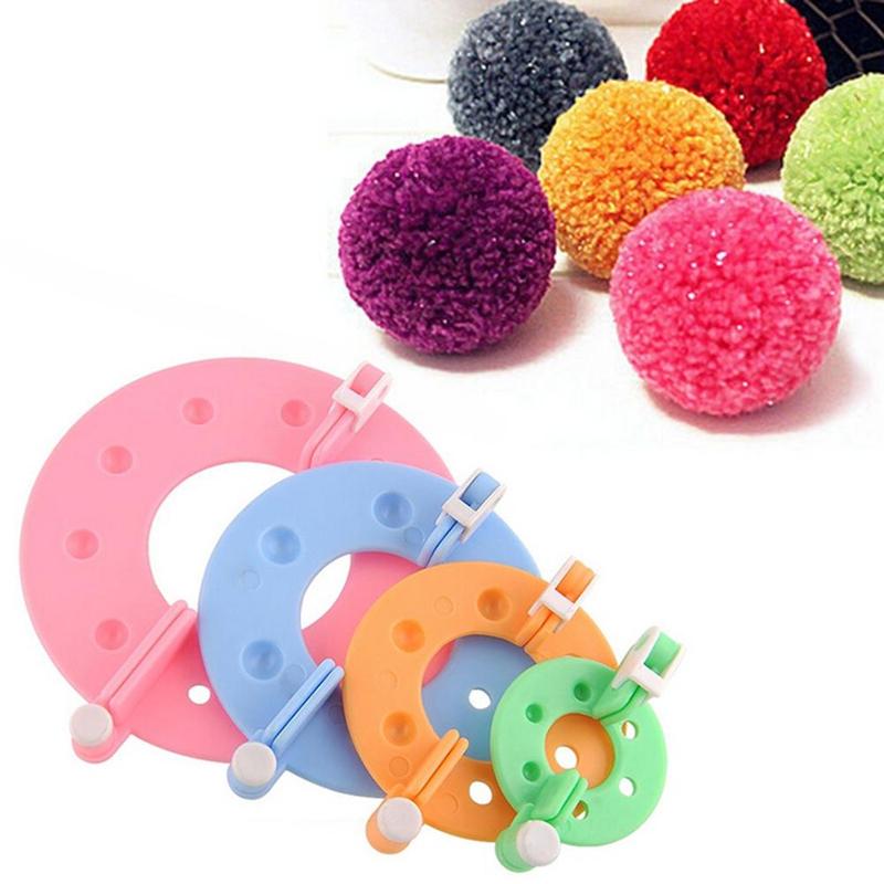 8Pcs 4 Sizes Plastic Pompom Ma - огляд і ціна Pom Pom Maker Tool