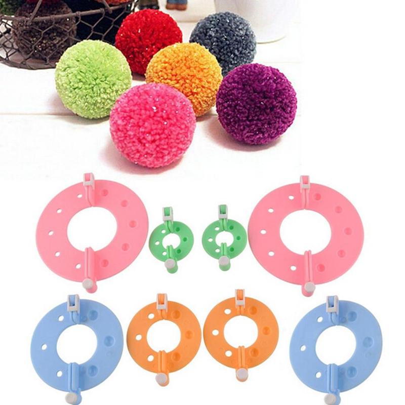 8Pcs 4 Sizes Plastic Pompom Ma - огляд і ціна Pom Pom Maker Tool