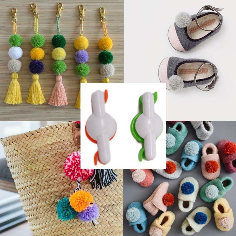 D8KF 2pcs Pom-Pom Maker for Fl - огляд і ціна Pom Pom Maker Tool