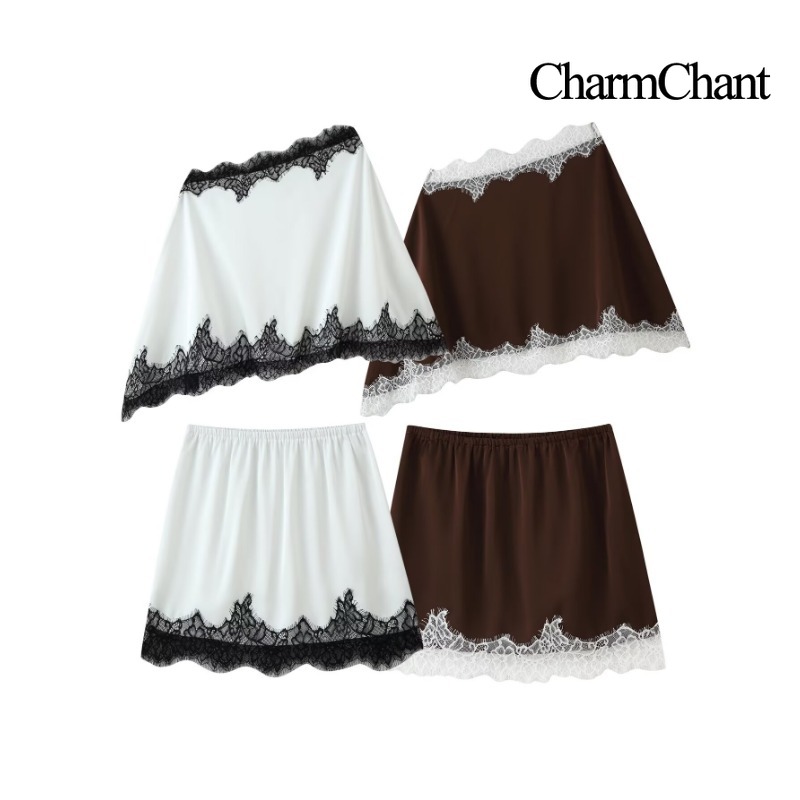 CHARMCHANT Women's Satin Lace  - огляд і ціна Elastic Lace Trim