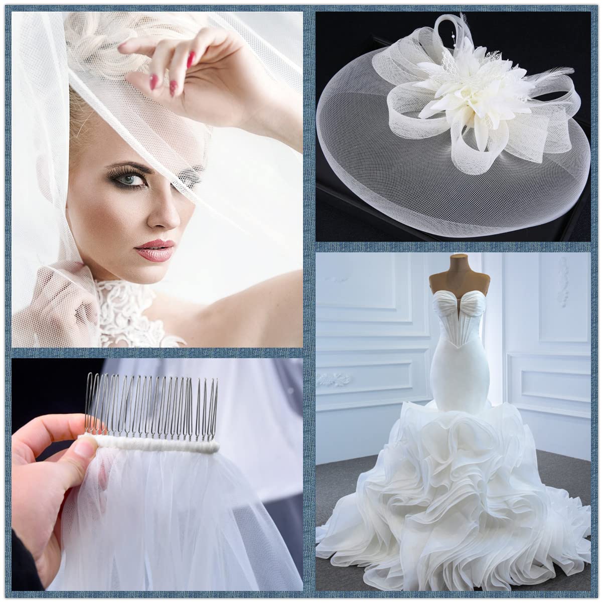 1-10cm Flat Plain Hard Stiff R - огляд і ціна Crystal Mesh Fabric