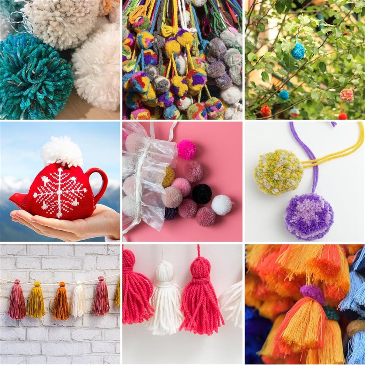 KSOL Pom Makers Set Tool Winde - огляд і ціна Pom Pom Maker Tool