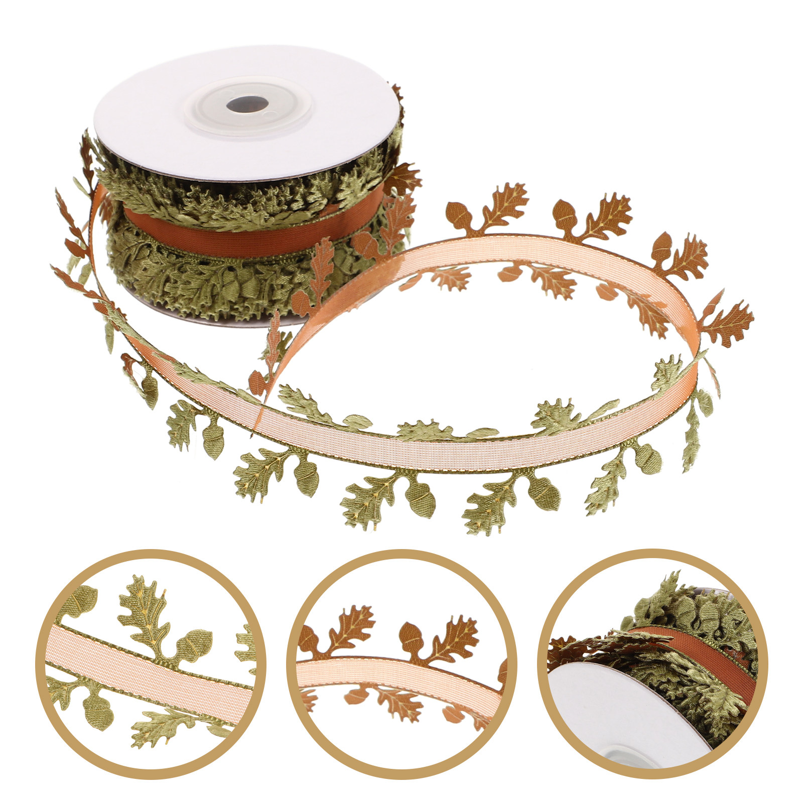 1 Roll Christmas Leaf Shape Cr - огляд і ціна Christmas Craft Embellishment