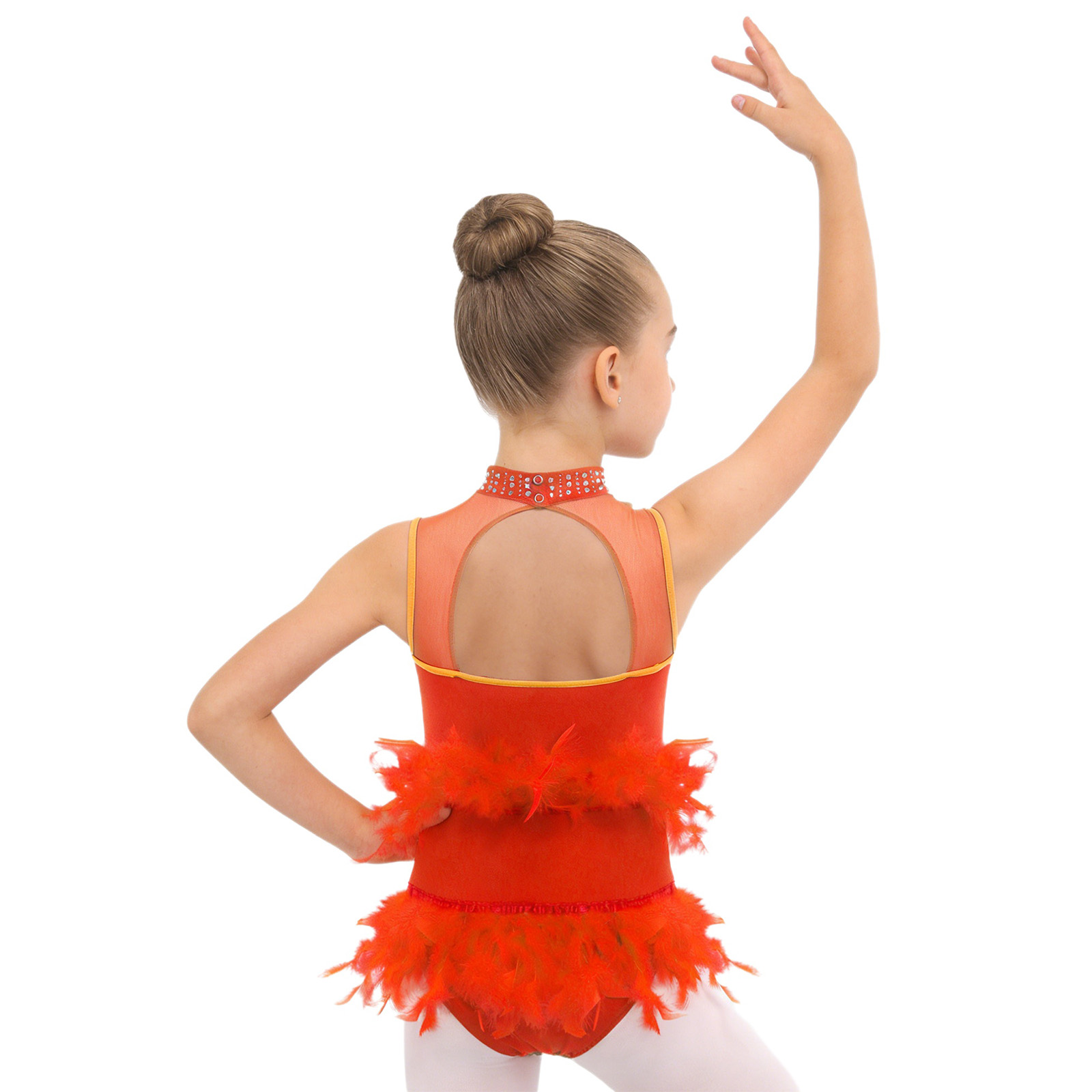 Kids Girls Latin Ballet Dance  - огляд і ціна Rhinestone Banding Trim